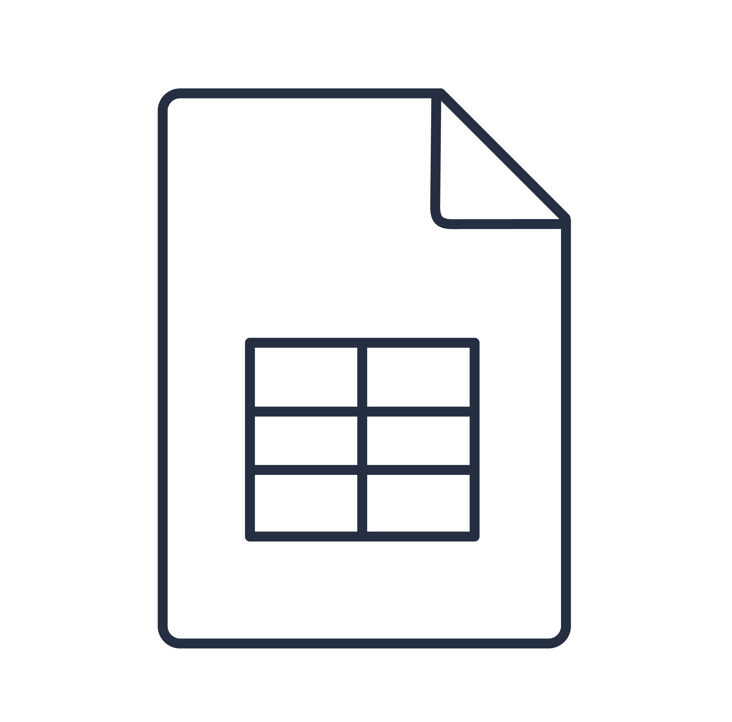 Google sheets for backlog