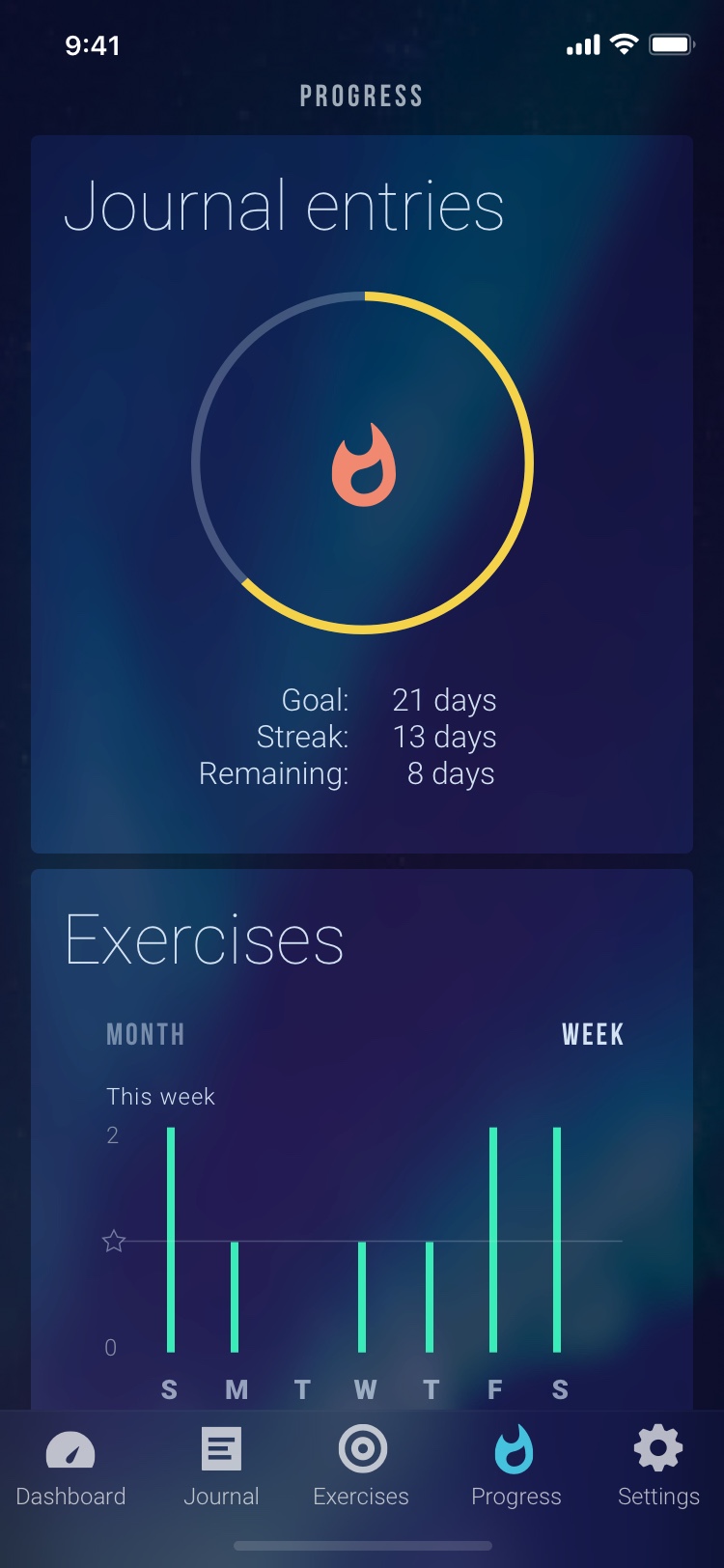 Journal 21 progress