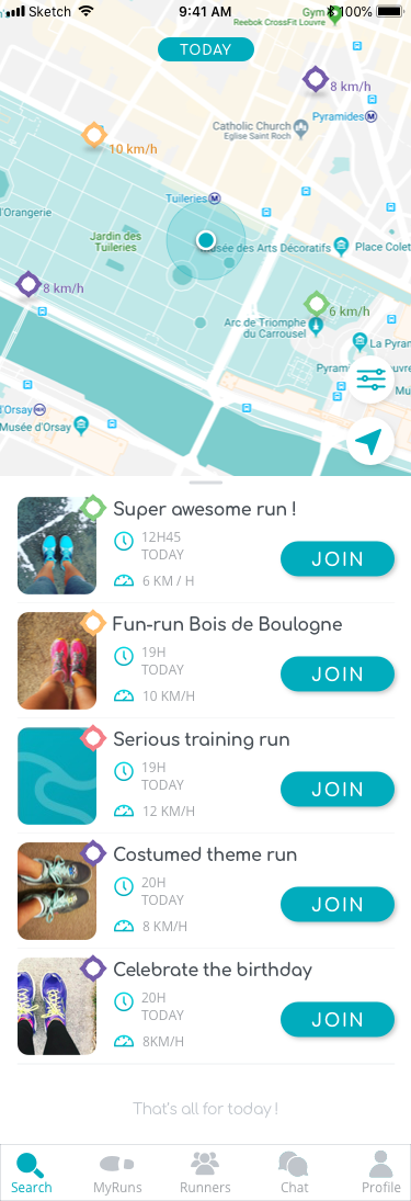 Ouirun home map